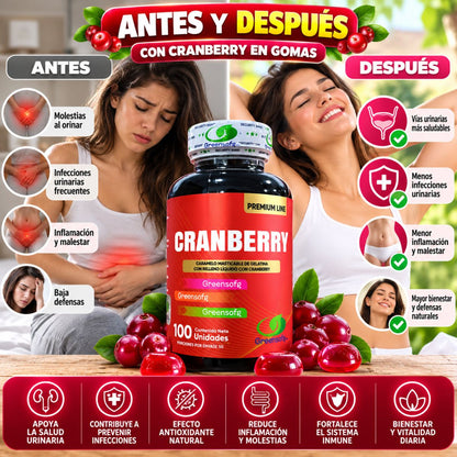 Cranberry Greensofg 1000 mg x100 Cápsulas Blandas · Arándano Rojo