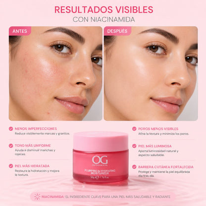 Crema Hidratante Niacinamida OG Colombia facial vitamina B3 poros manchas tono uniforme hidratacion