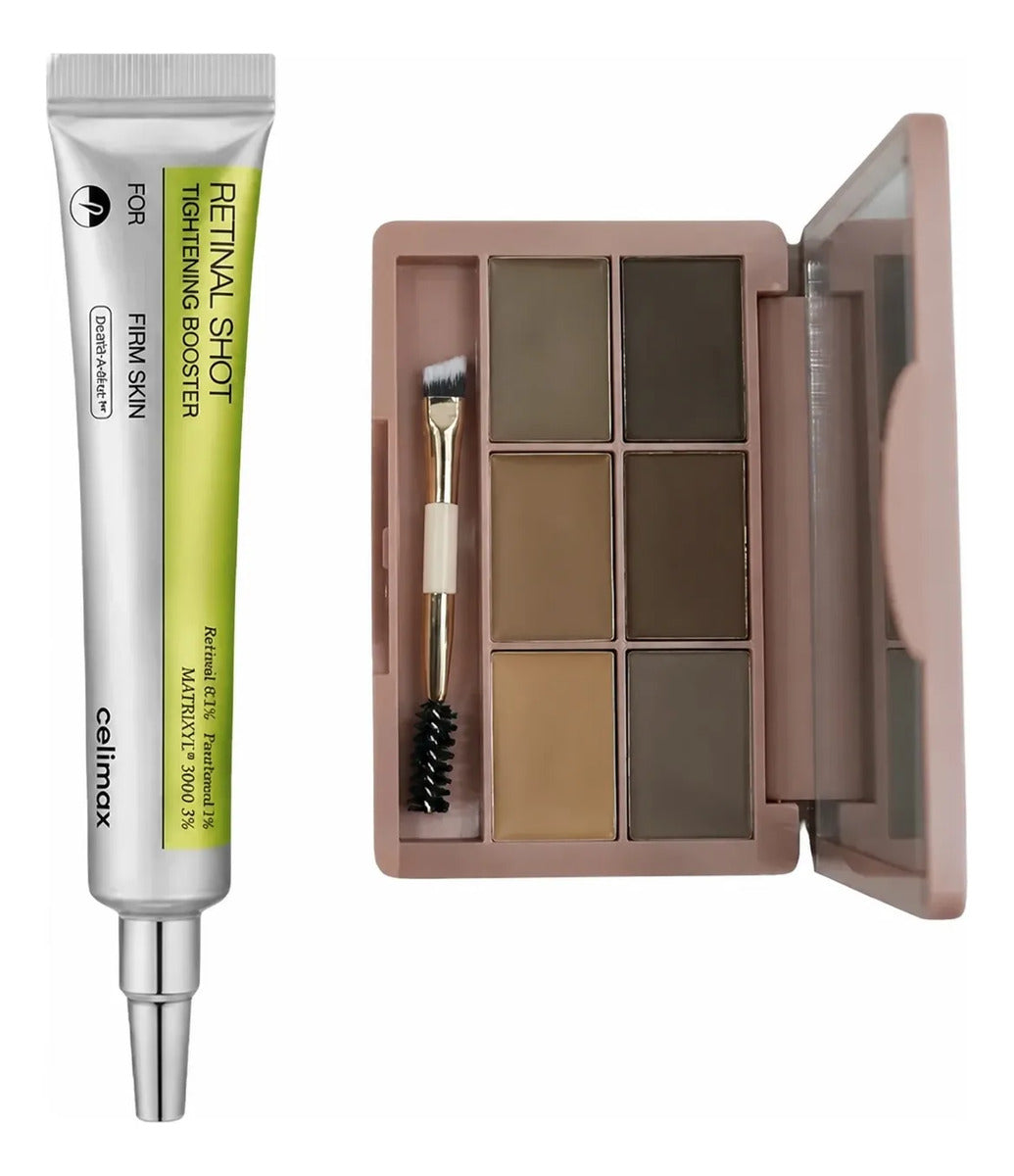 Celimax Retinal Shot Antiedad Paleta De Cejas X6