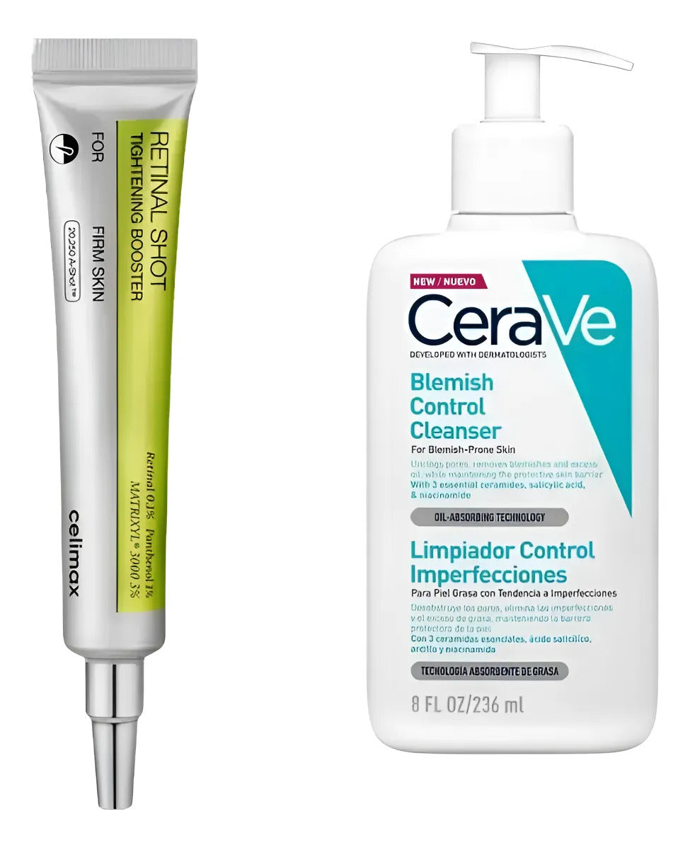 Celimax Retinal Shot Tightening Antiedad Limpiador Imperfecciones