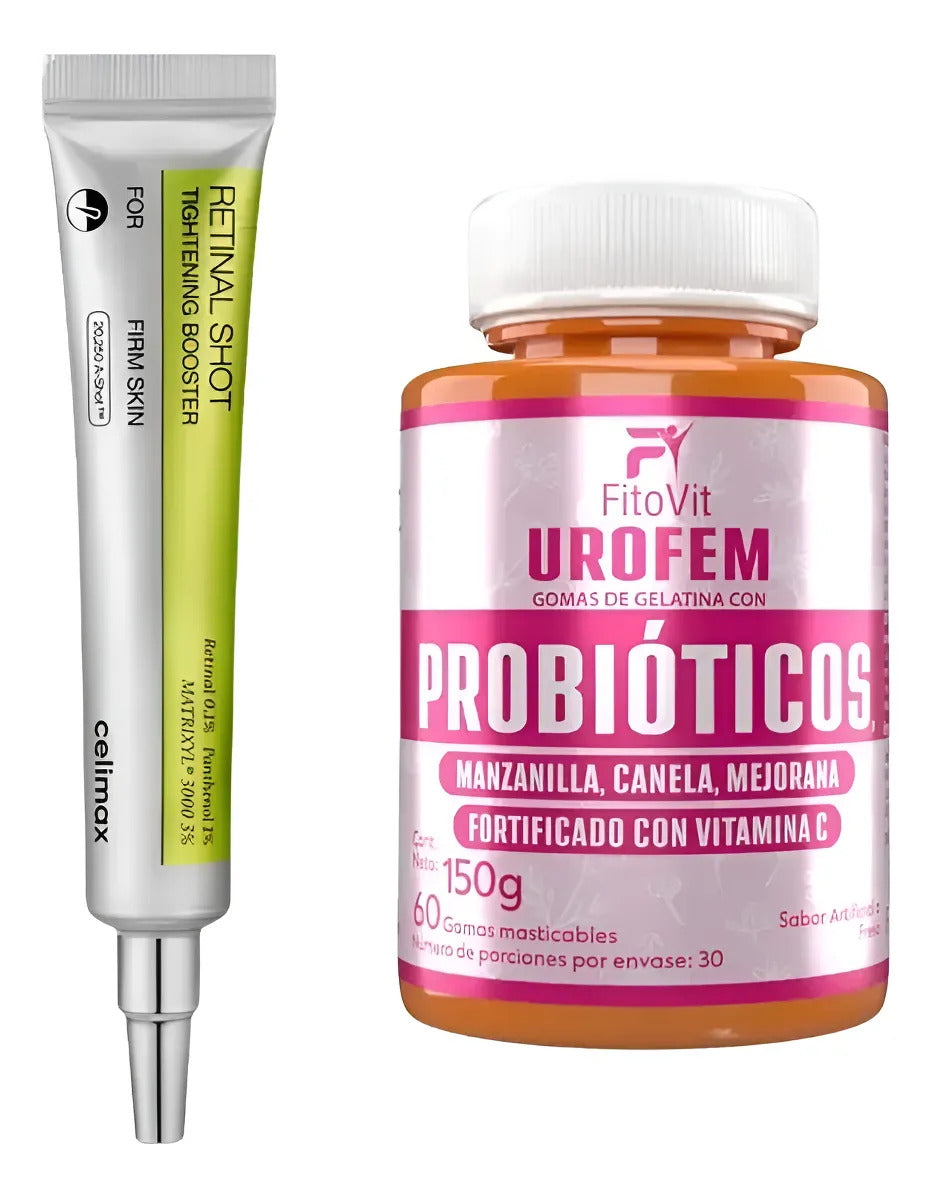 Celimax Retinal Shot Tightening Antiedad Probióticos Urofem