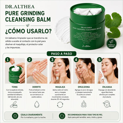 Dr Althea  Pure Grinding Cleansing Balm K-Beauty limpieza profunda maquillaje