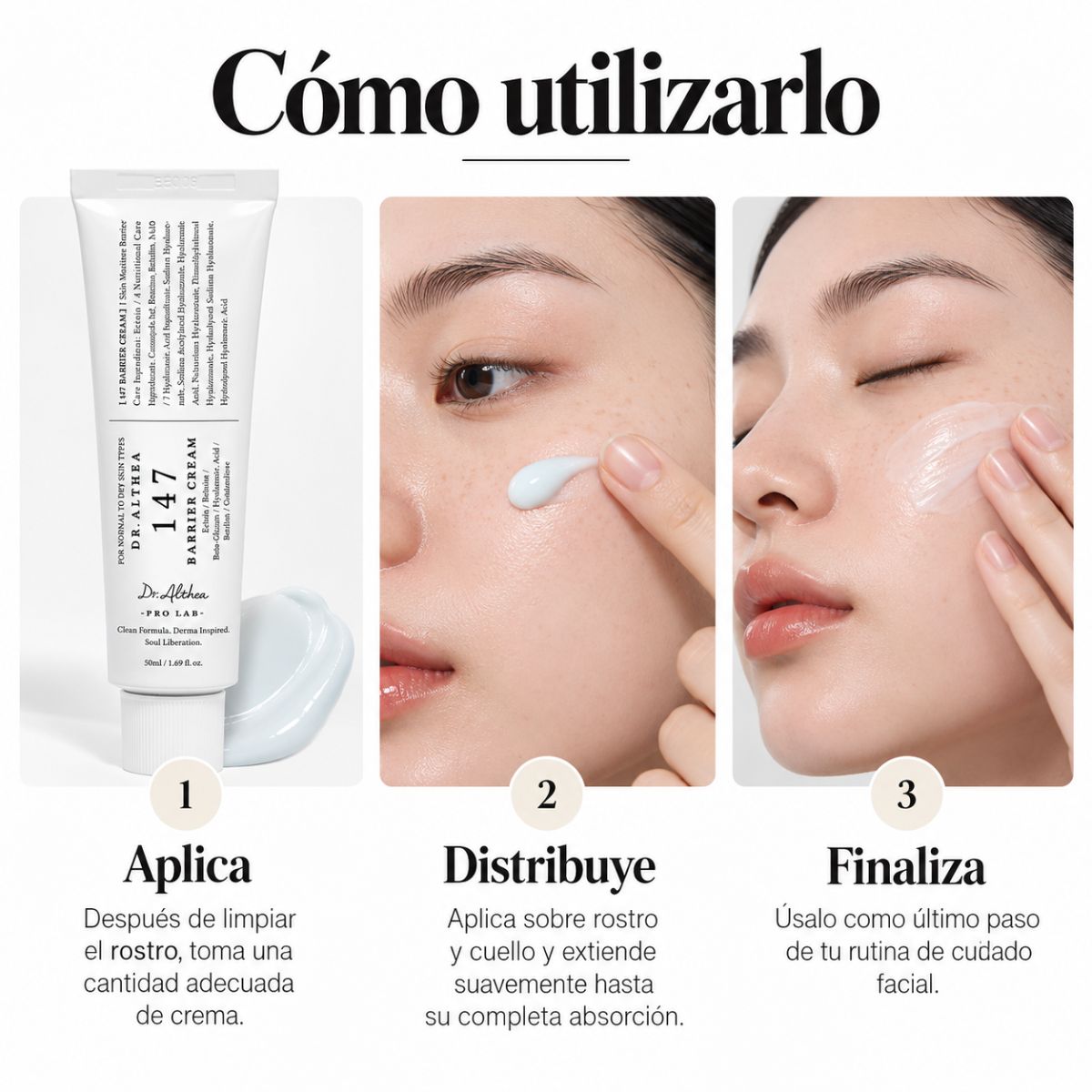 Dr Althea 147 Barrier Cream: Ceramidas Niacinamida Centella Barrera