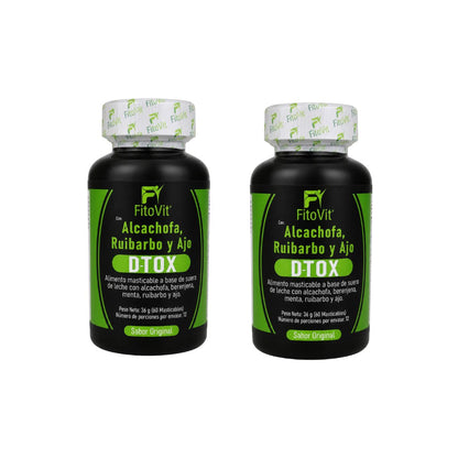 D-Tox x60 Cápsulas FitoVit: Depurativo Natural  Hígado · Riñón · Digestión