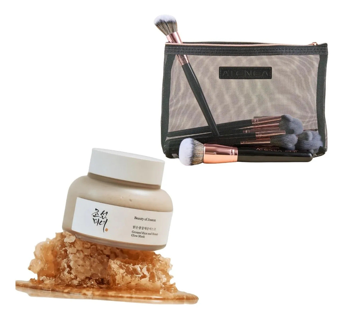 Mascarilla Arroz Exfoliante Facial Brochas Maquillaje X12