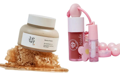 Mascarilla Arroz Exfoliante Facial Gloss Llavero Nude
