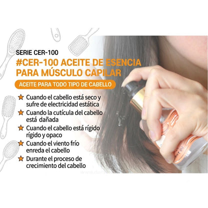 Elizavecca Cer-100 Hair Muscle Essence Oil esencia capilar coreana ceramidas keratina cabello dañado