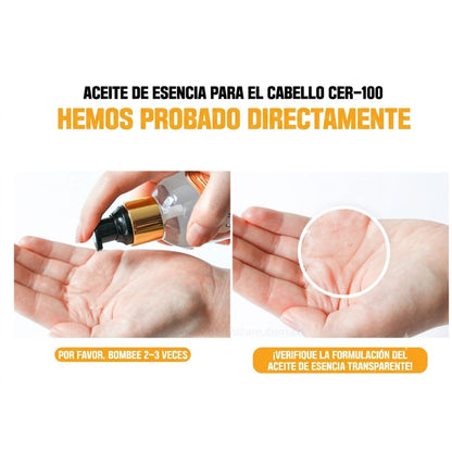 Elizavecca Cer-100 Hair Muscle Essence Oil esencia capilar coreana ceramidas keratina cabello dañado
