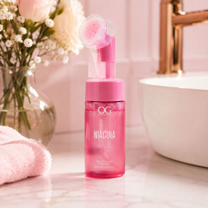 Espuma Limpiadora Niacinamida OG Colombia cleanser facial vitamina B3 poros sebo piel limpia suave