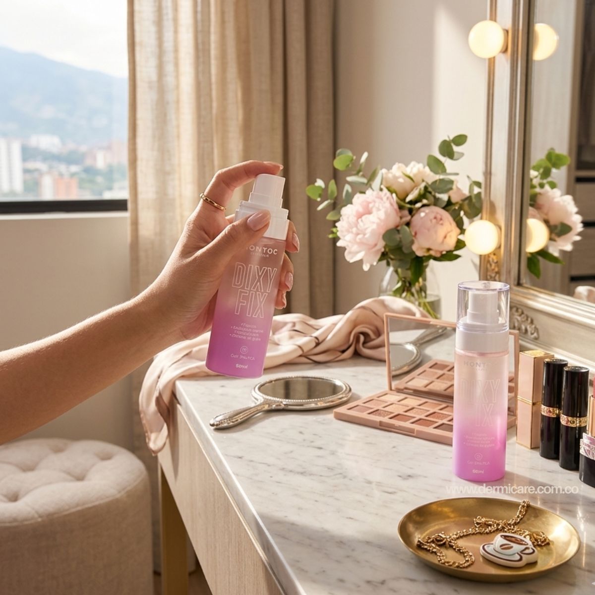 Montoc Fijador De Maquillaje: Secretos detrás del maquillaje duradero