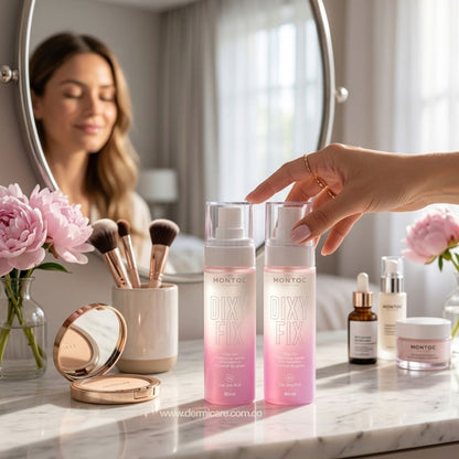 Montoc Fijador De Maquillaje: Secretos detrás del maquillaje duradero