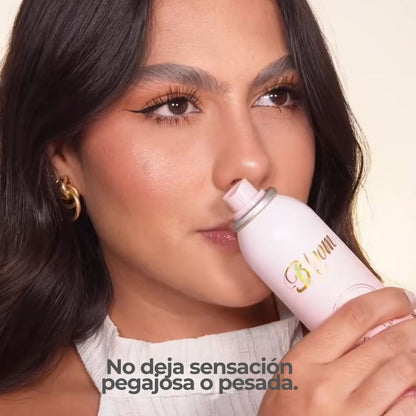 Spray fijador de maquillaje en aerosol Bloomshell.
