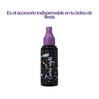 Fijador de maquillaje en spray Trendy Cosmic Night