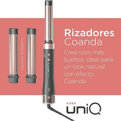 Accesorios UniQ Aura Gama Italy secado ondas rizos alisado cabello multistyler 4 funciones