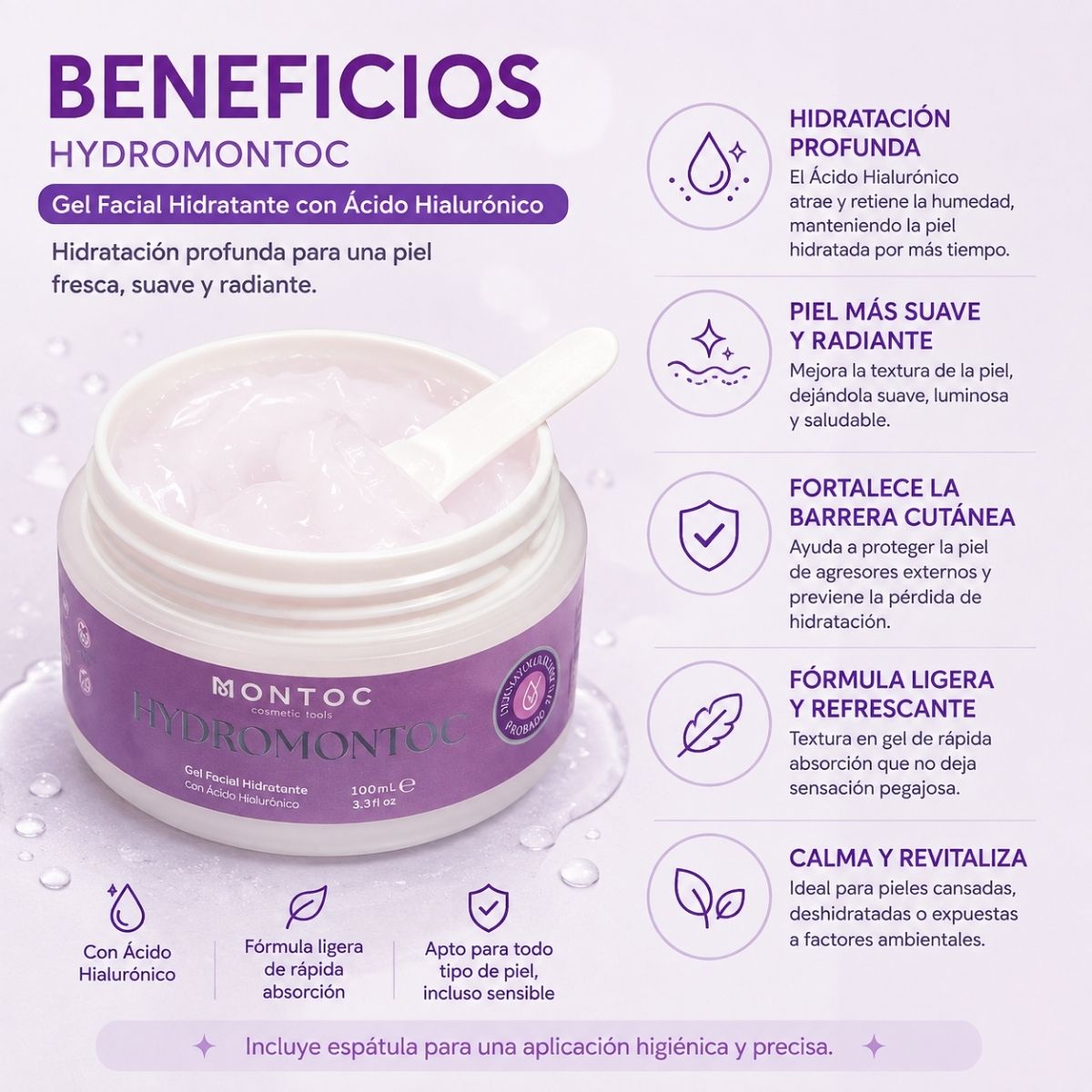 Hydromontoc Gel Facial Hidratante Montoc