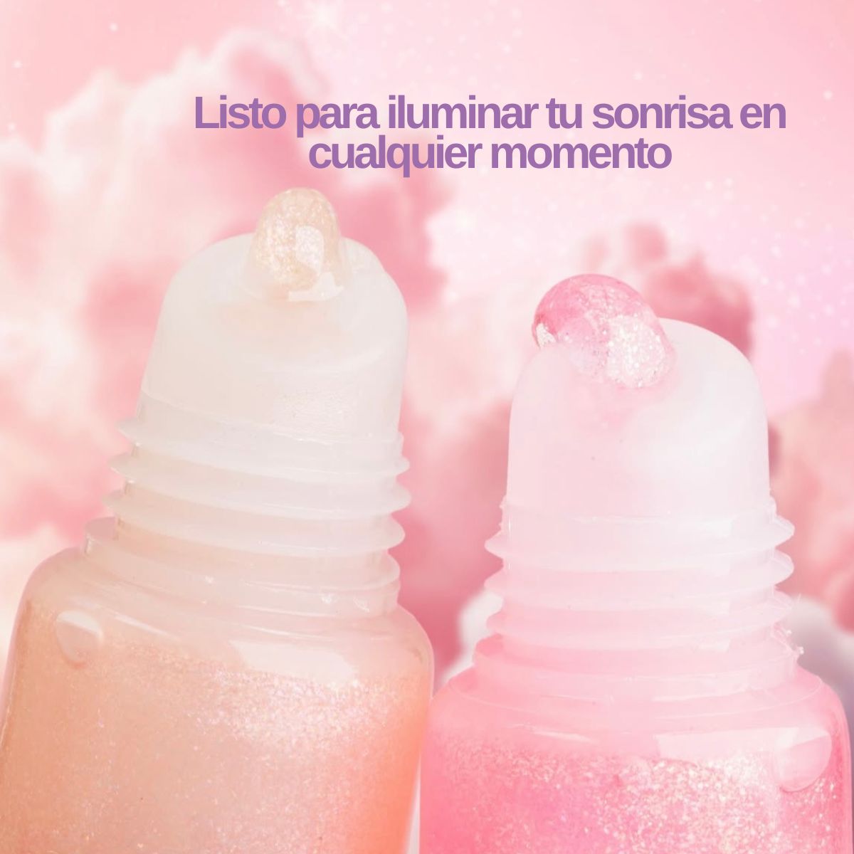 Gloss de labios con llavero Trendy estilo hippie chic