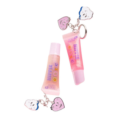 Gloss de labios con llavero Trendy estilo hippie chic