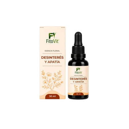 Esencia Floral Desinterés y Apatía 30 ml • FitoVit • 6 Flores Silvestres • Bienestar Emocional