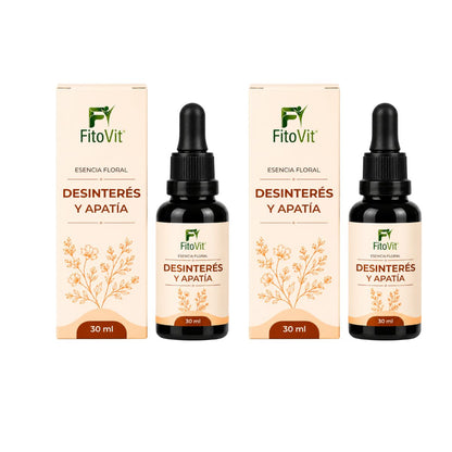 Esencia Floral Desinterés y Apatía 30 ml • FitoVit • 6 Flores Silvestres • Bienestar Emocional