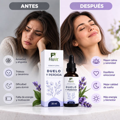 Esencia Floral Duelo y Pérdida FitoVit • 30 ml Gotero • Bienestar Emocional