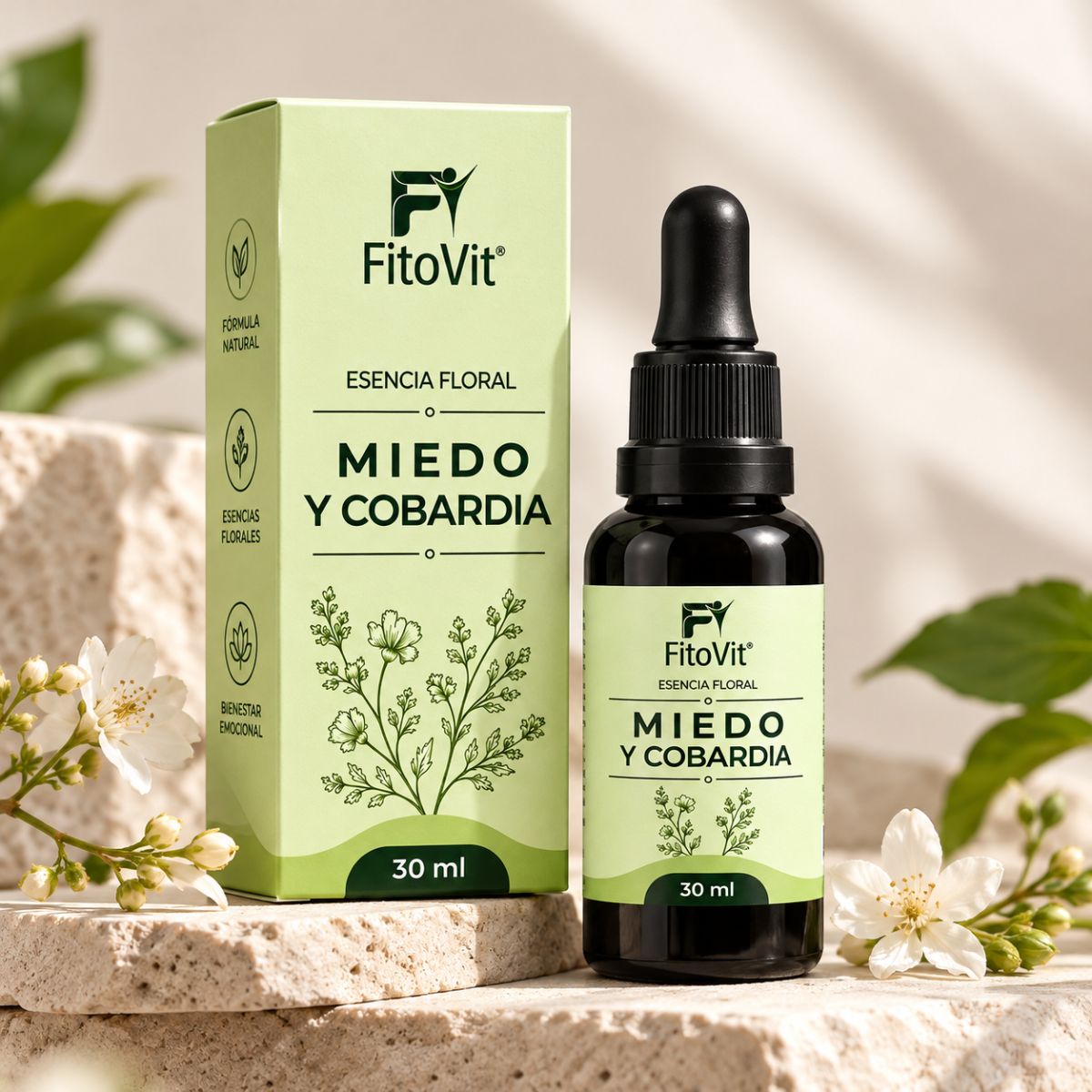 Gotas Miedo y Cobardía 30 ml: Esencia Floral Natural - Bienestar Emocional