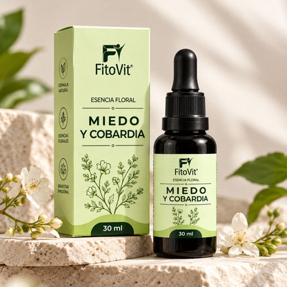 Gotas Miedo y Cobardía 30 ml: Esencia Floral Natural - Bienestar Emocional