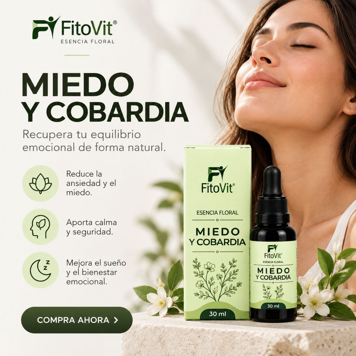 Gotas Miedo y Cobardía 30 ml: Esencia Floral Natural - Bienestar Emocional