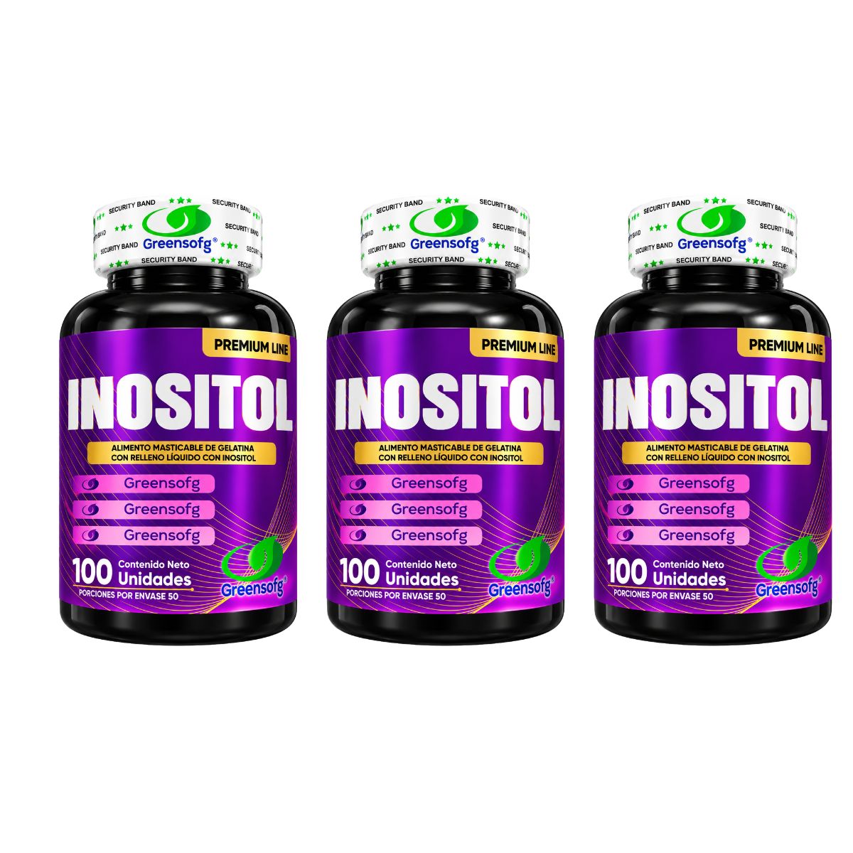 Inositol Greensofg 1000 mg x100 Masticables con Envío Gratis