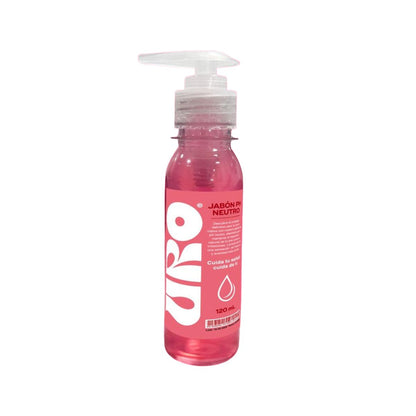 Jabón íntimo URO vaginal pH neutro 120ml flora vaginal limpieza suave frescura