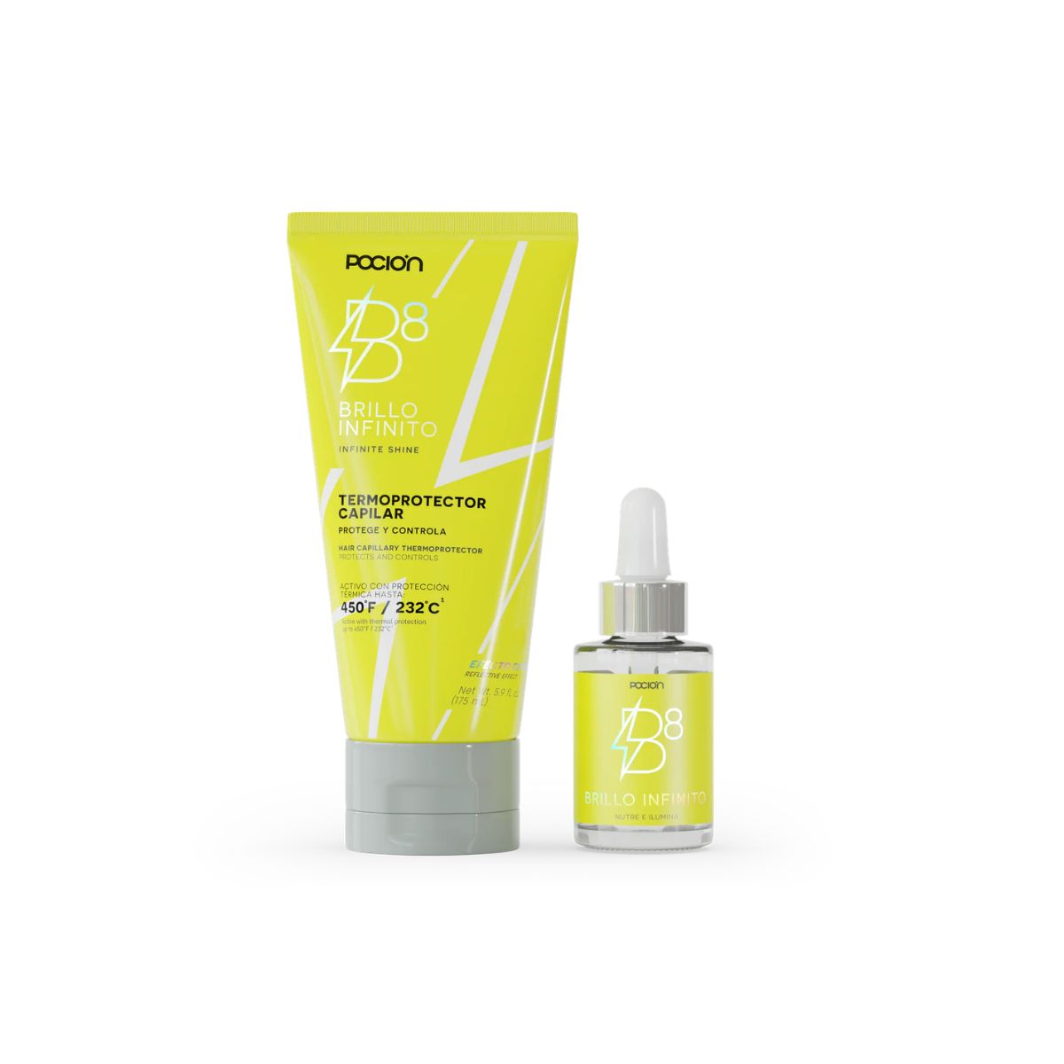 Kit B8 Liso Perfecto La Pocion sistema capilar colombiano liso brillante sin frizz sin daño termico