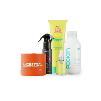 Kit Pre Decoloracion La Pocion tratamiento capilar colombiano fortalece protege fibra decolorar