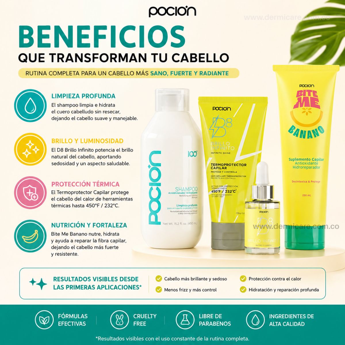 Kit Secado Ondas Sonadas La Pocion tratamiento capilar colombiano ondas definidas brillo sin frizz calor