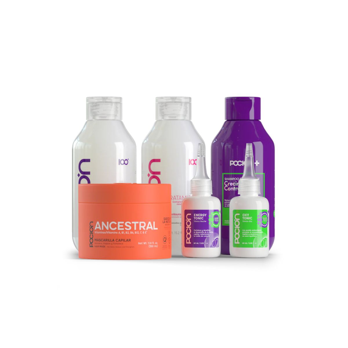 Productos Kit Crecimiento Activo La Pocion shampoo tonico serum folicular Colombia crecimiento