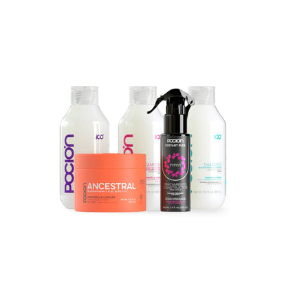 Kit Reconstruccion Inmediata La Pocion cabello danado elasticidad suavidad brillo primer uso Colombia