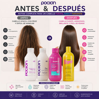 La Poción Kit Clean Look: Cuero Cabelludo Equilibrado Frescura Duradera
