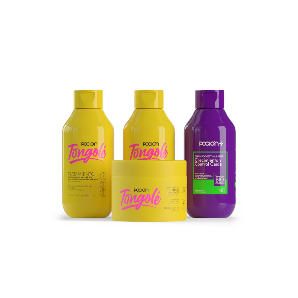 Kit Rizos Largos Hidratados La Pocion crecimiento rizo definido hidratacion elasticidad Colombia