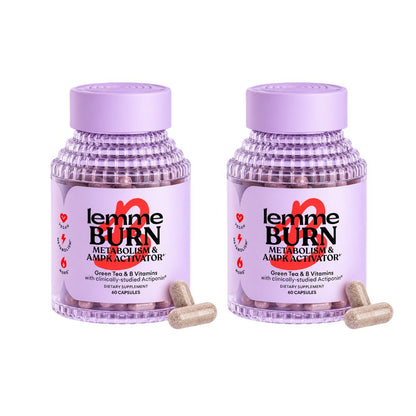 Lemme Burn x60 Cápsulas Veganas con Actiponin®, Té Verde y Vitaminas B