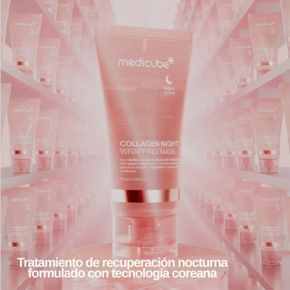 Collagen Night Wrapping Mask Medicube mascarilla nocturna coreana de colágeno