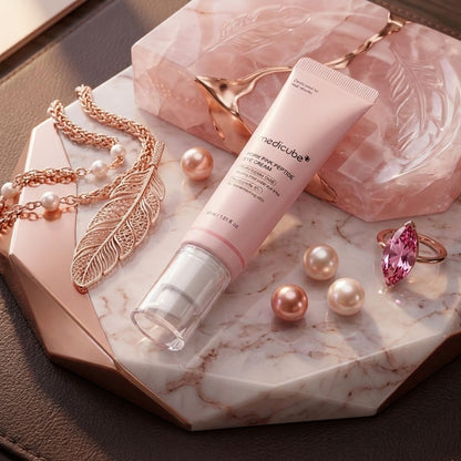 PDRN Pink Peptide Eye Cream Medicube crema contorno ojos coreana ojeras peptidos ADN salmon