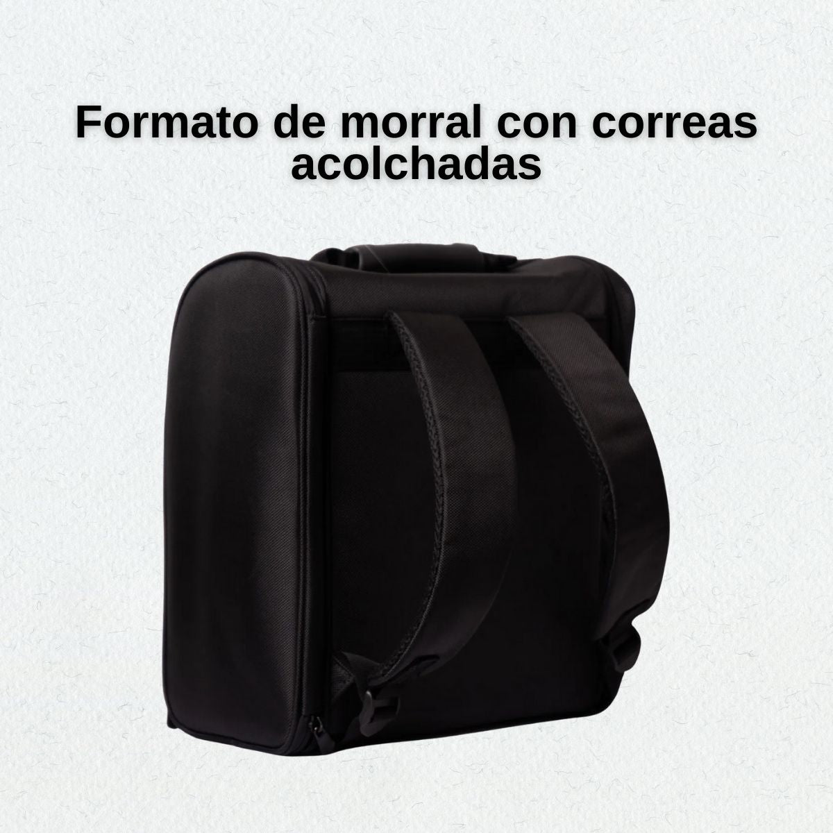 Morral organizador profesional para maquillaje Atenea color negro