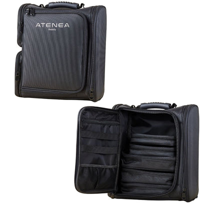 Morral organizador profesional para maquillaje Atenea color negro