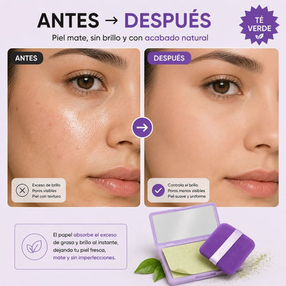 Papel de Arroz Matificante Lula Beauty: Elimina el Exceso de Grasa