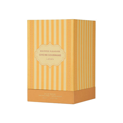 Perfume Lattafa Whipped Pleasure EDP gourmand floral palomitas caramelo jazmin tonka