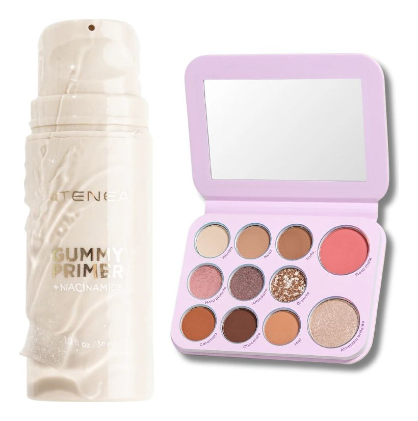 Primer niacinamida y Paleta de Sombras 9en1 para ojos