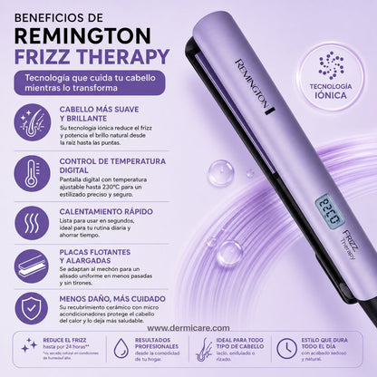 Plancha alisadora Remington S8510 anti-frizz ambientes húmedos liso perfecto clima tropical