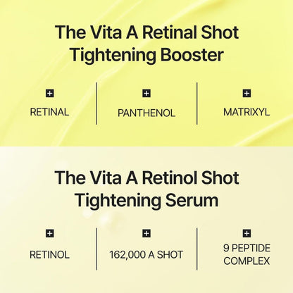 Celimax Vita A Retinal Shot Set — Booster + Sérum Antiedad K-Beauty