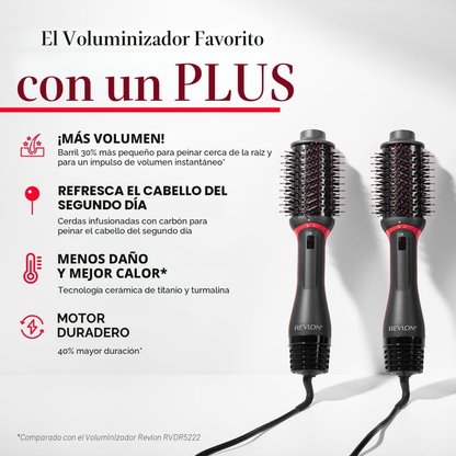 Revlon One Step 2.0 Volumizer PLUS secador estilizador cabello volumen brillo definicion