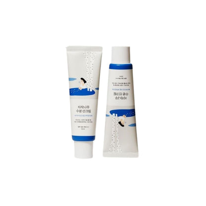 Protector Solar Coreano Round Lab Birch Juice SPF50+ Pack x2 hidratante para piel sensible.