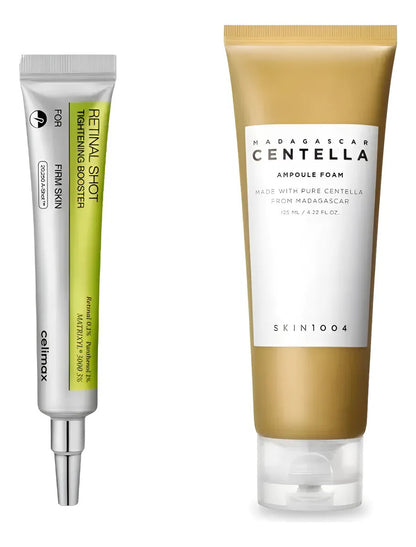 Retinal Shot Tightening Antiedad Espuma Limpiadora Centella