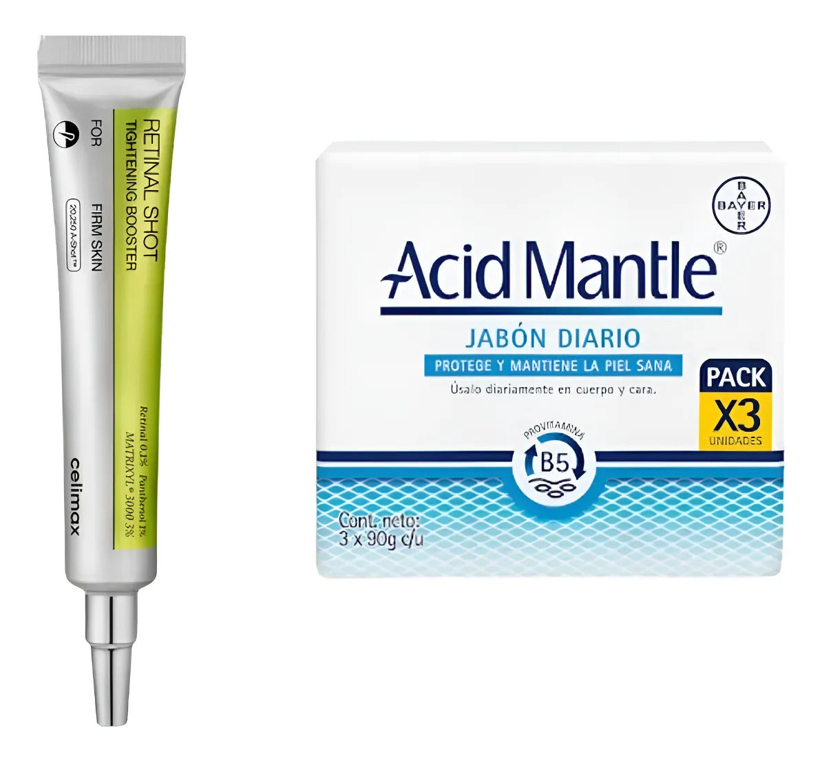 Retinal Shot Tightening Antiedad Jabon Acid Mantle